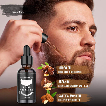 Balsam Two-sided Hairbrush Roller Beard Kit Men dealsniper-net