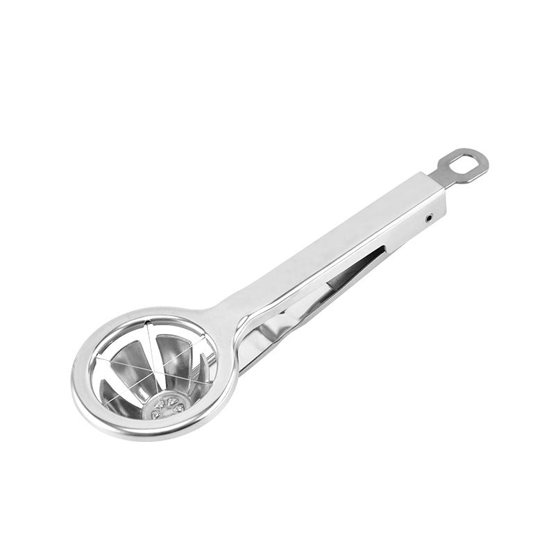 Stainless Steel Egg Cutter Hexagonal Cutting Cooked Kitchen dealsniper-net