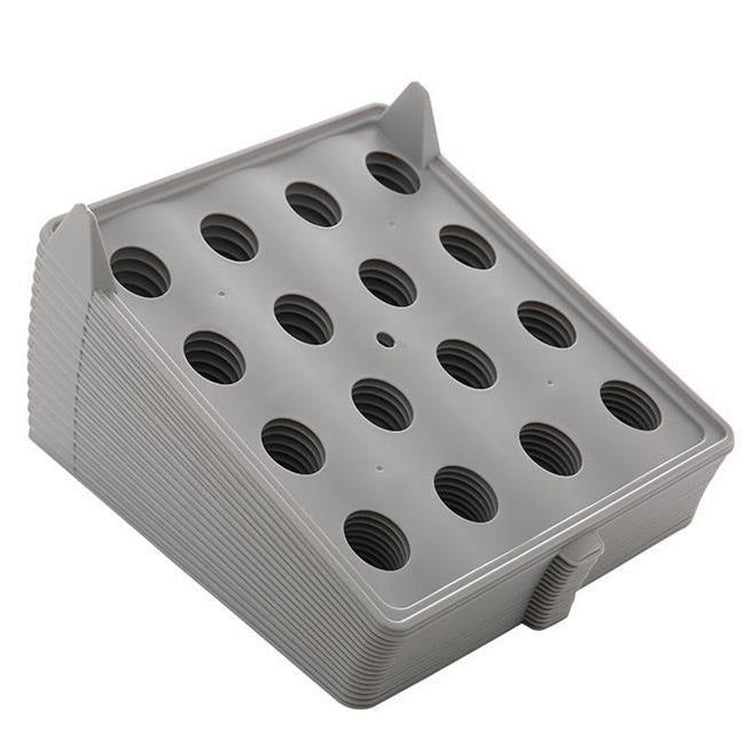 Multifunctional Durable Plastic Laundry Storage Fold Board House DealSniper.net Gray 10 pcs
