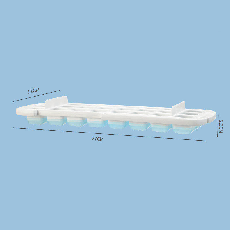 Ice Cube Tray With Storage Box Quick Demould Ice Cube Moulds Deals DealSniper.net Blue Upholstered