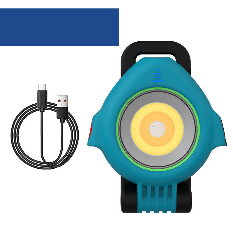 Outdoor Led Solar Work Light Magnetic Absorption Vehicle DealSniper.net Malachite blue USB