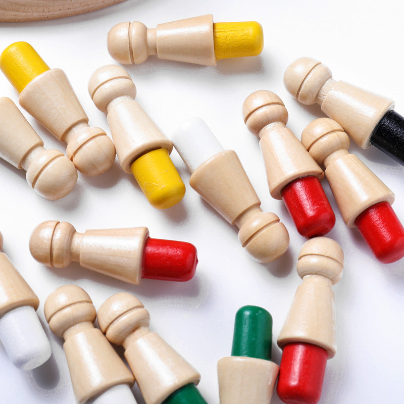 Children's Wooden Educational Toys Memory Chess Kid Kids DealSniper.net