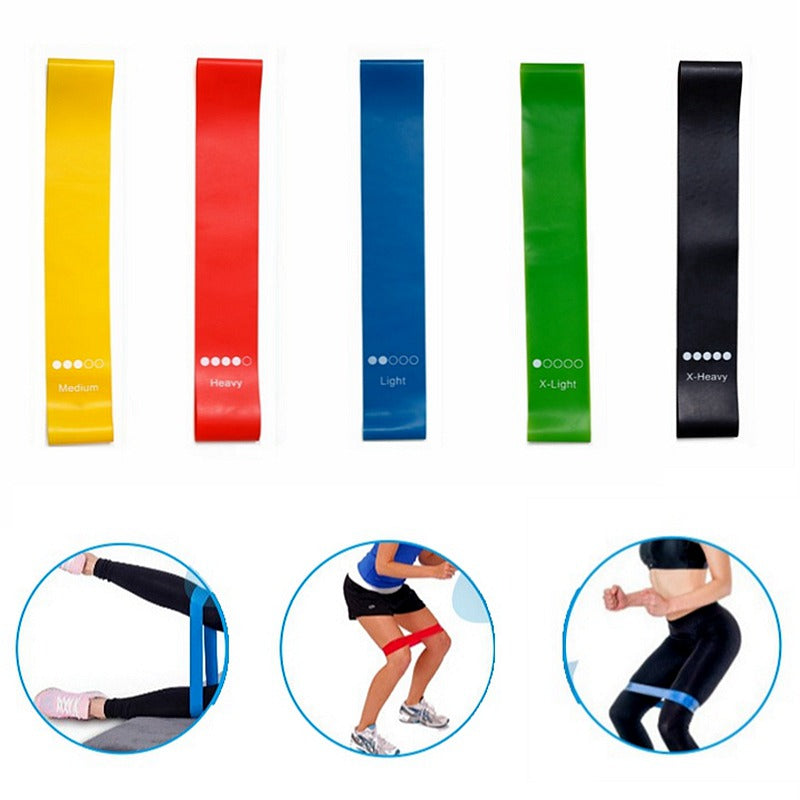 Yoga Resistance Rubber Bands Indoor Outdoor Fitness Equipment