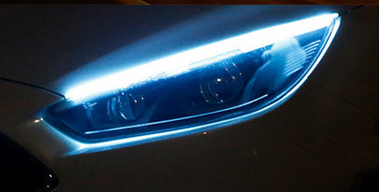 Car Light Turn Signal Led Strip Car LED Daytime Running Vehicle Gym From House Light Blue 2pcs 30cm