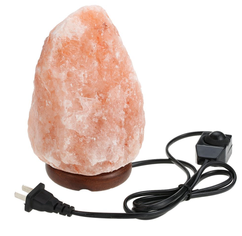 Crystal salt lamp socket lamp creative decoration gift rose salt lamp