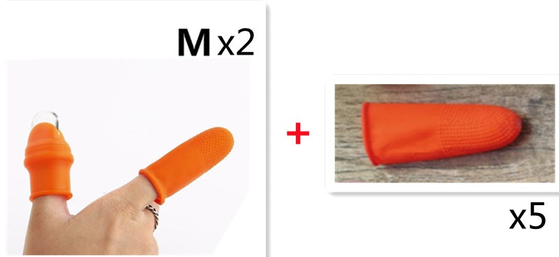 Silicone Thumb Knife Finger Protector Gears Cutting Garden DealSniper.net Set A