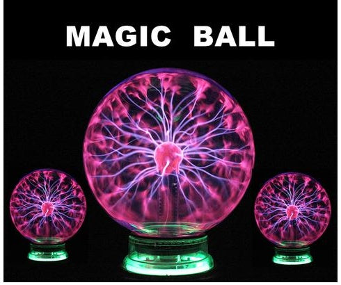 Plasma Lightning Ball Electronic Magic Light Electrostatic Home Decor Gym From House