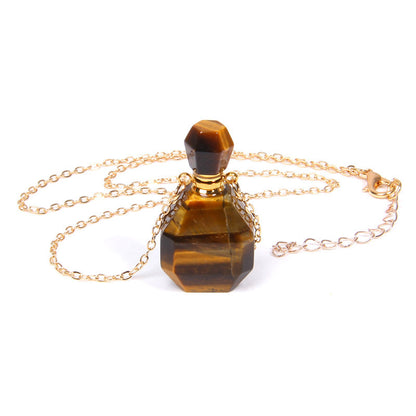 Perfume bottle crystal pendant necklace Deals dealsniper-net FI0641