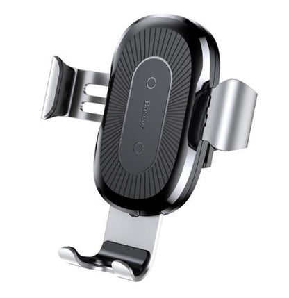 Gravity Bracket Wireless Charging Car Two-in-one Charger Gadgets Gym From House silver