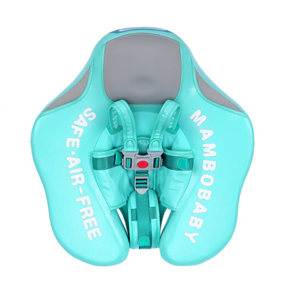 Children's Free Inflatable Lying Ring Anti-turning Swimming Ring Kids DealSniper.net Green 8