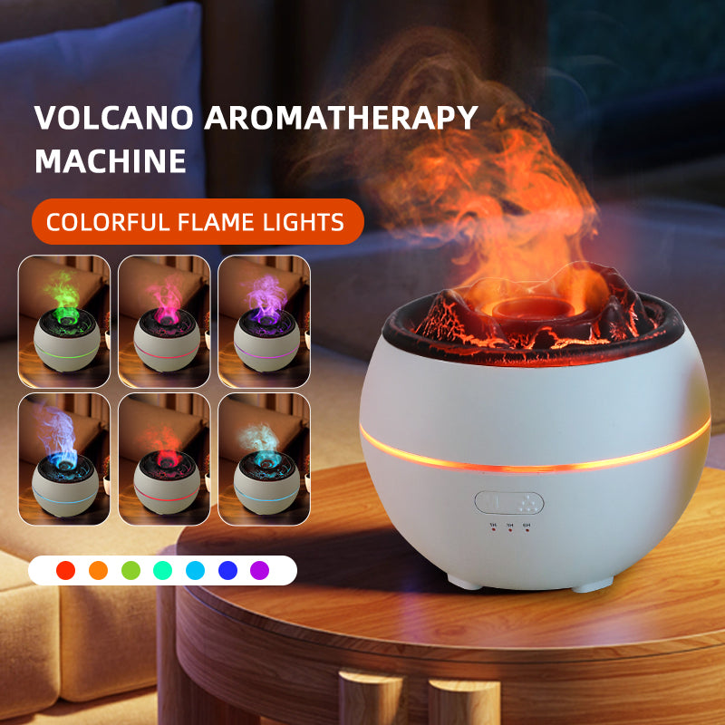 Flame Aroma Diffuser Household Desk Aromatherapy Humidifier House dealsniper-net