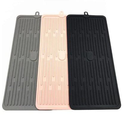 Foldable Silicone Drain Pad Non-slip Drain Drying Flume Draining Mat Kitchen DealSniper.net