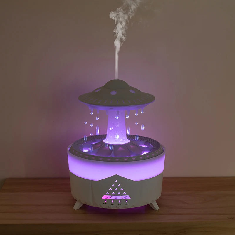 New UFO Raindrop Humidifier Water Drop Air Humidifier House dealsniper-net