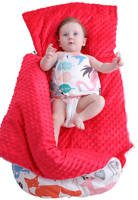 Newborn Baby Blanket Warm Fleece Stroller Cover Quilt Kids dealsniper-net