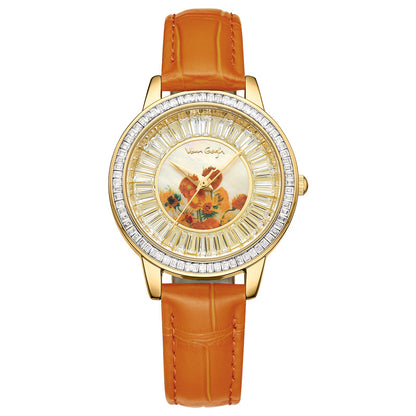 Van Gogh Women's Quartz Watch 3D Printed Oil Painting Jewelry DealSniper.net RRLLR13