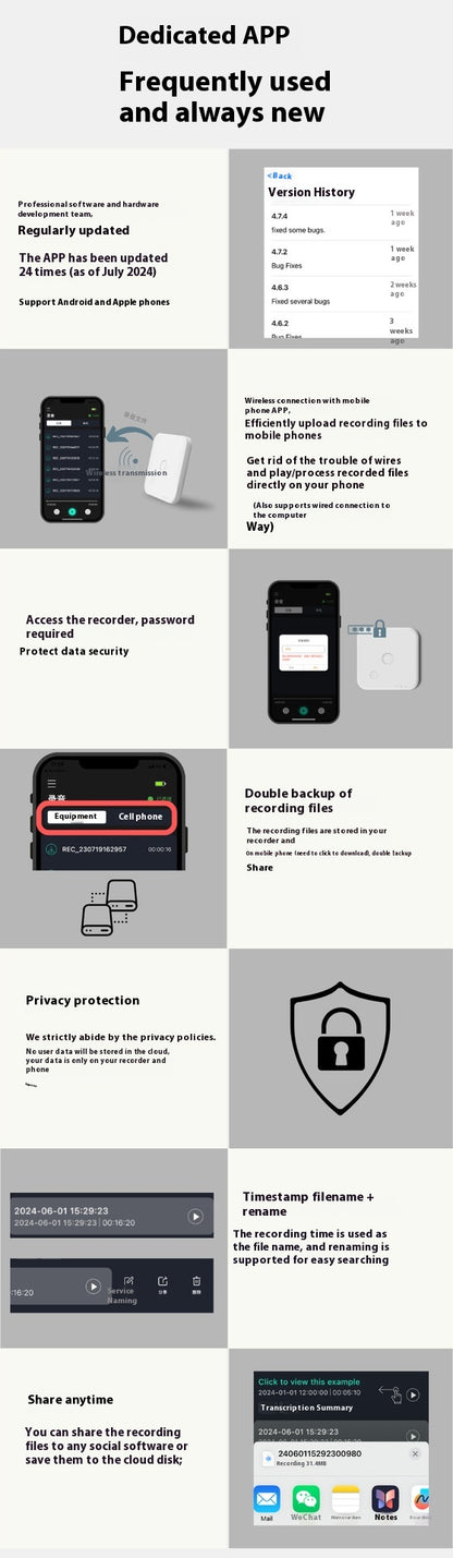 AI Smart Voice Recorder With AI Conversion And Big Model Summary Ai Recorder dealsniper-net