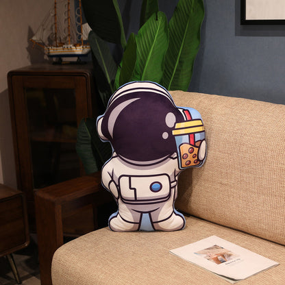 Simulation Space Series Plush Pillow Toys Astronaut Spaceman Rocket Spacecraft Stuffed Doll Nap Pillow Kids Birthday Gifts Kids dealsniper-net F