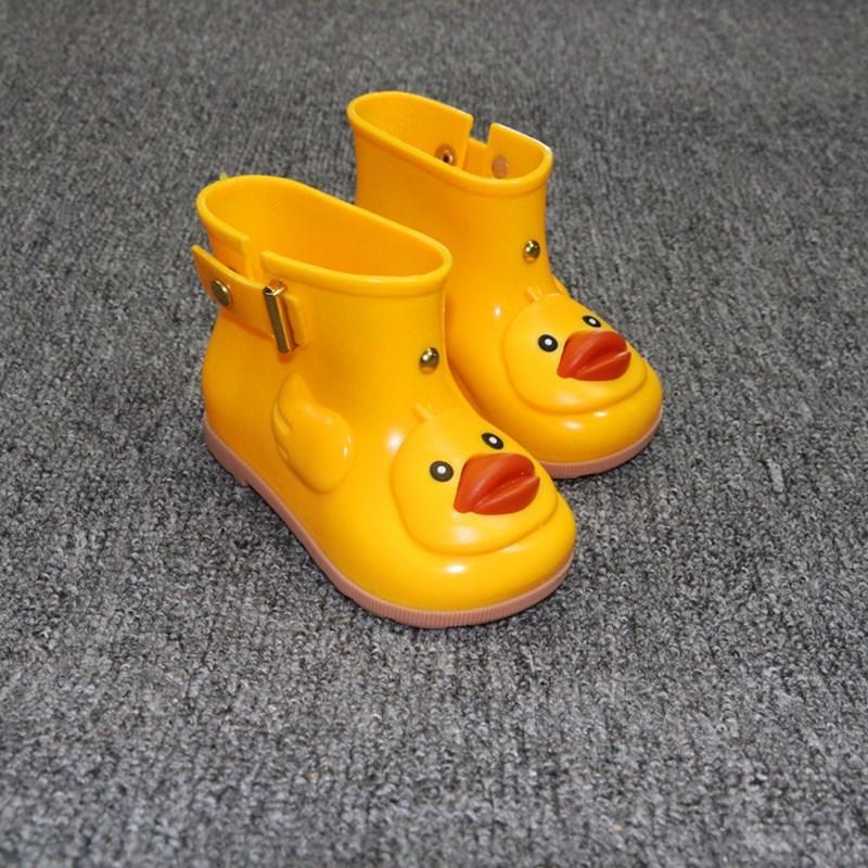 Children's rain boots Korean version of non-slip water shoes