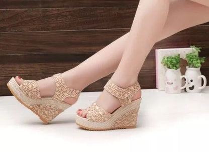 Flat bottom high heel sandals Women dealsniper-net