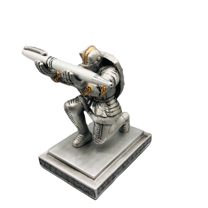 Creative Executive Soldier Knight Pen Holder Deals dealsniper-net Vintage silver