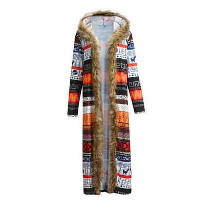 Women's long trench coat Women dealsniper-net Multicolor L