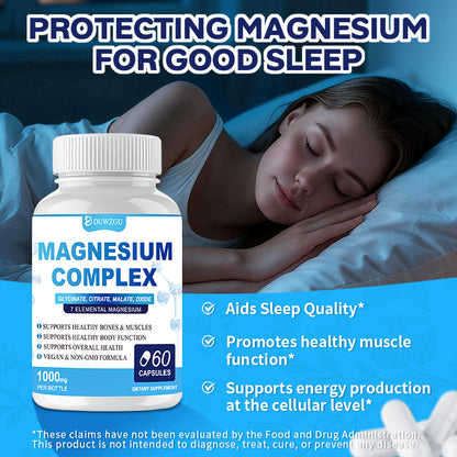 60 Magnesium Complex Capsules Health Gym From House