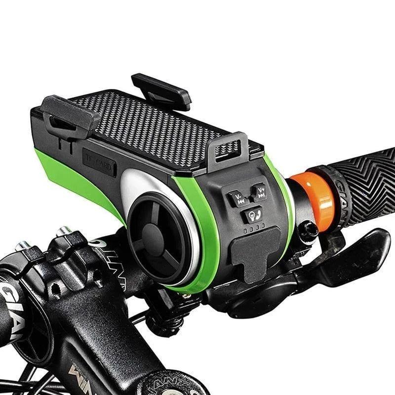 5 In 1 Double LED Bicycle Light Bluetooth Audio MP3 Player Vehicle DealSniper.net