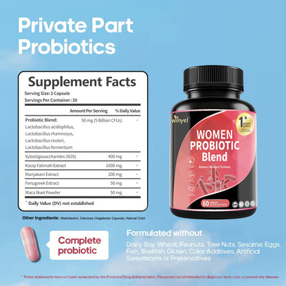 Women's Probiotics For Women PH Balance With Prebiotics Beauty Gym From House