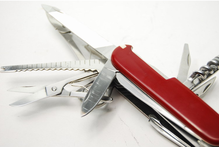 Multifunctional Stainless Steel SwissArmy Knife Outdoor DealSniper.net