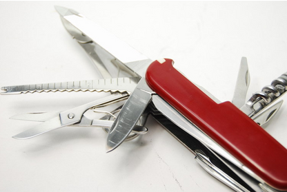 Multifunctional Stainless Steel SwissArmy Knife Outdoor DealSniper.net