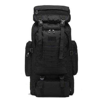 Camouflage backpack mountaineering bag Outdoor DealSniper.net Black