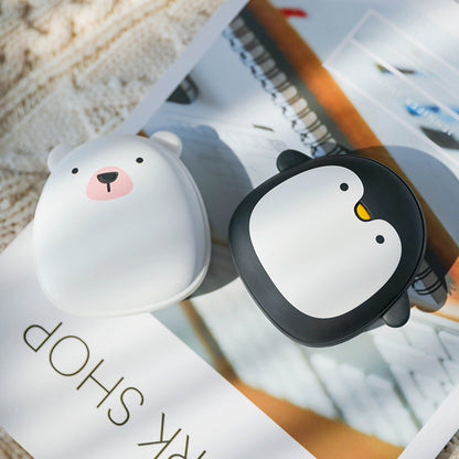 Cute Cartoon Penguin Polar Bear Electric Hand Warmers Heating Pocket Kids Gym From House