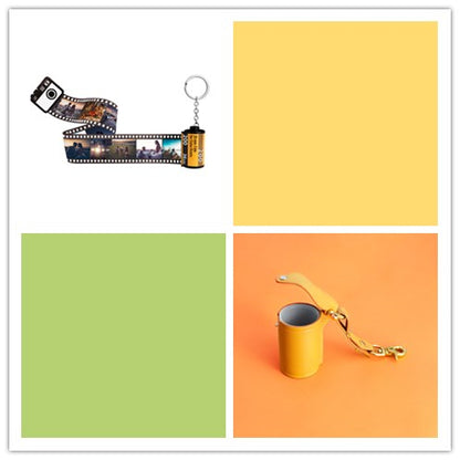 Memory Film Diy Photo Albums Cover Album Customized Gift Holidays Gym From House Keychainxholster