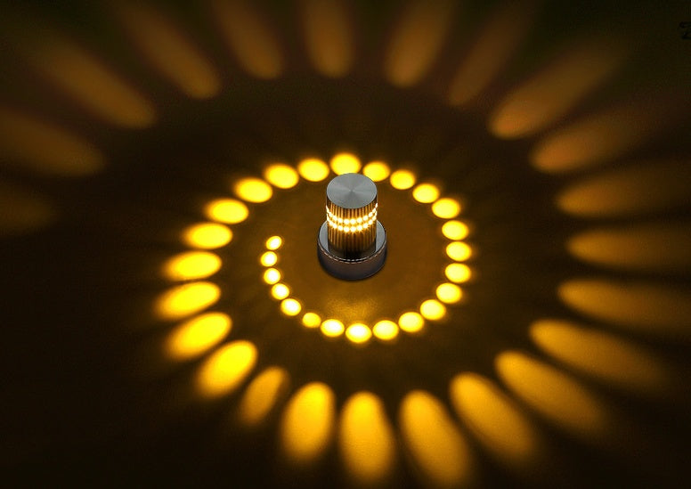 LED Wall Lights Modern Simple Spiral Wall Lamp