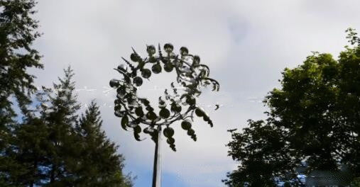 Unique And Magical Metal Windmill Outdoor Dynamic Wind Spinners