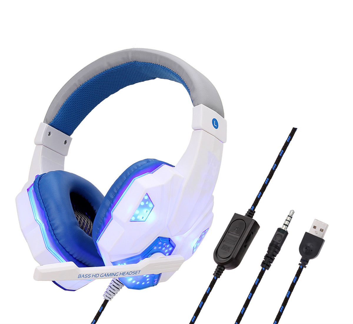 headphones Gadgets dealsniper-net Black white A