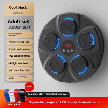 Children's Music Boxing Machine Blue Light Hitting Kids Gym From House Suit3