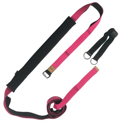 Yoga Strap Exercise Gym Belt Sports DealSniper.net Red 3.8 cm
