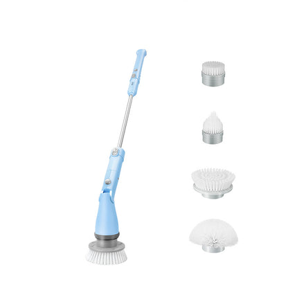 Multifunctional Toilet Tile Wireless Electric Cleaning Brush Kitchen dealsniper-net Blue Standard set 220V US