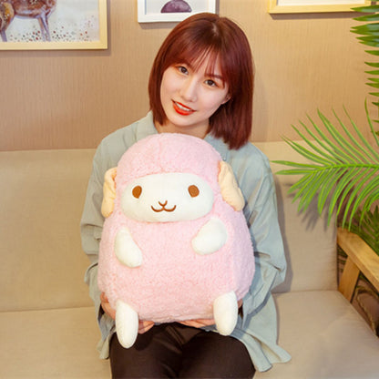 Cute Sitting Little Sheep Doll Plush Toy Kids DealSniper.net Pink 30cm