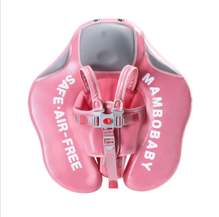 Children's Free Inflatable Lying Ring Anti-turning Swimming Ring Kids DealSniper.net Pink 8
