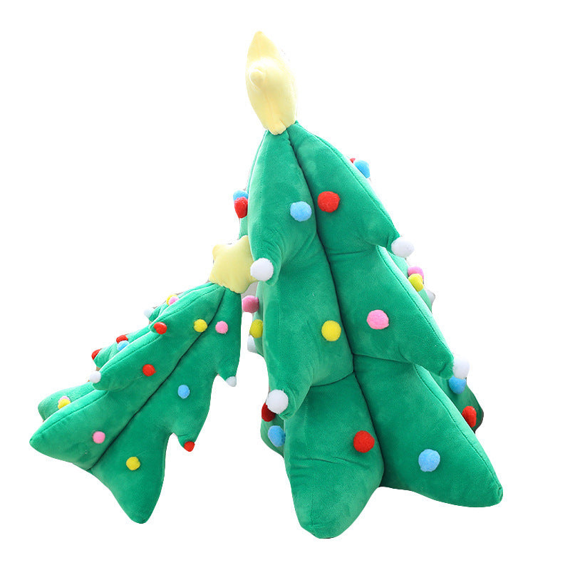 Plush Glowing Music Christmas Tree Pillow