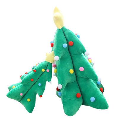 Plush Glowing Music Christmas Tree Pillow Holidays dealsniper-net