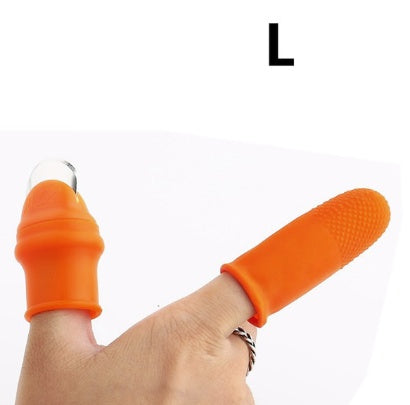 Silicone Thumb Knife Finger Protector Gears Cutting