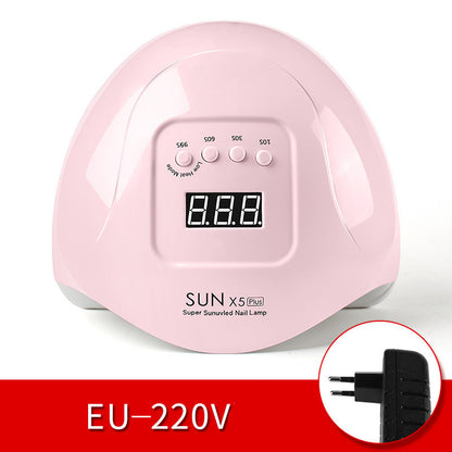 Quick Dry Nail Phototherapy Machine Beauty dealsniper-net Pink1 EU