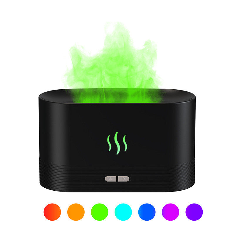 Aroma Diffuser With Flame Light Mist Humidifier Aromatherapy Diffuserr