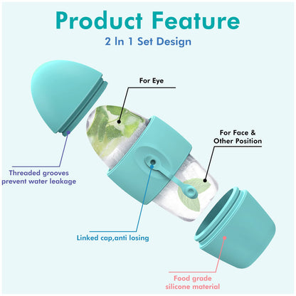 Silicone Ice Face Roller Contour Shrink Pores Remove Dark Circles Beauty Gym From House