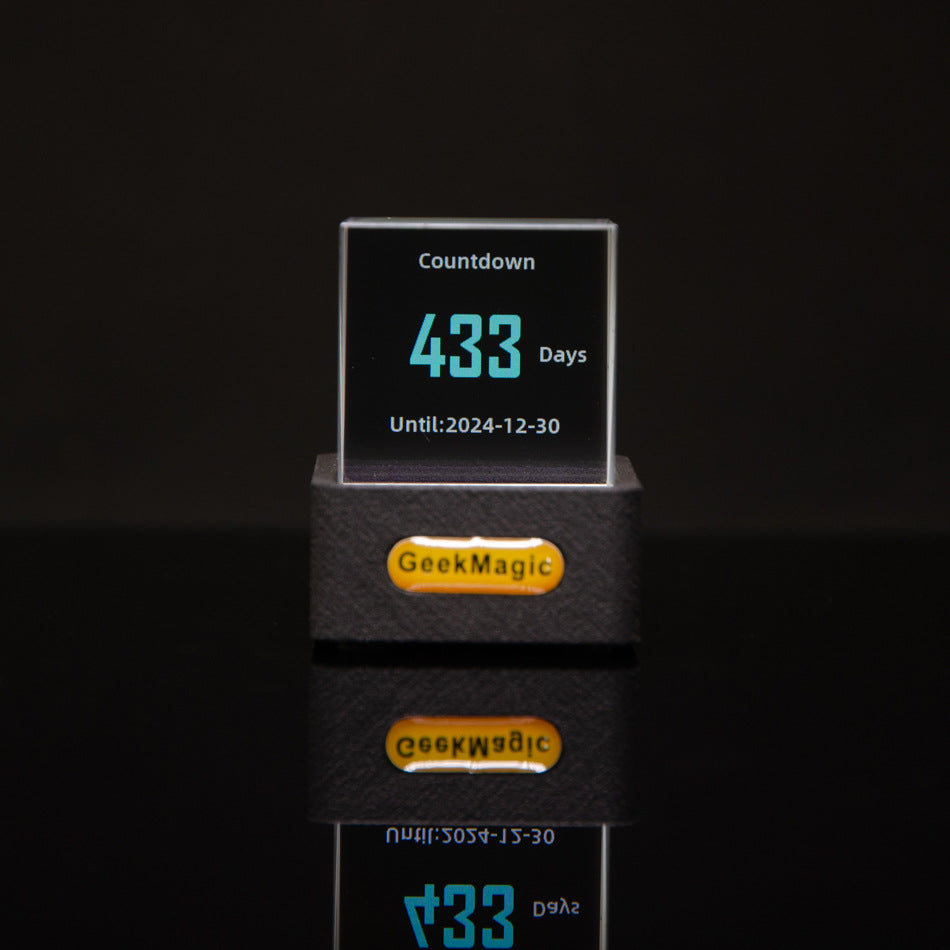 Trendy Mini Transparent WiFi Weather Clock Decoration Display Home Decor DealSniper.net
