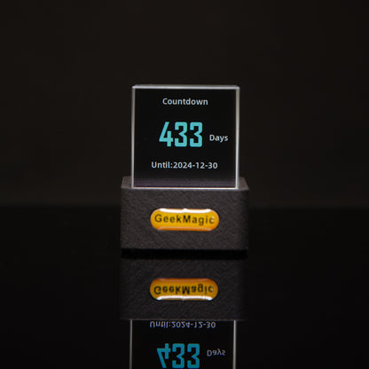 Trendy Mini Transparent WiFi Weather Clock Decoration Display Home Decor DealSniper.net