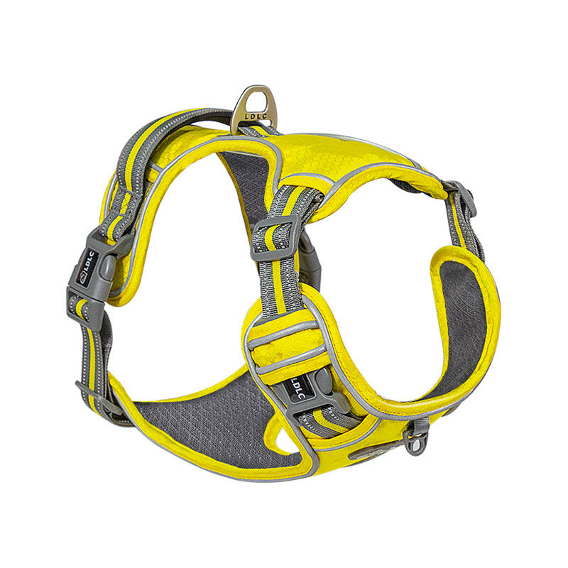 Pets out chest strap Pets dealsniper-net Yellow L